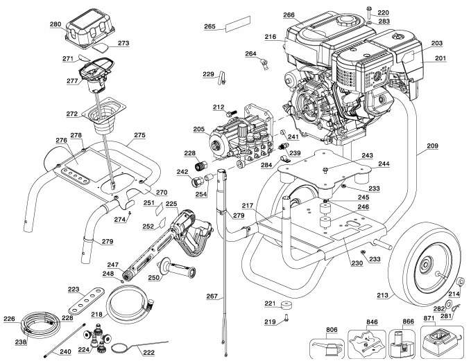 DPE 3800X parts breakdown